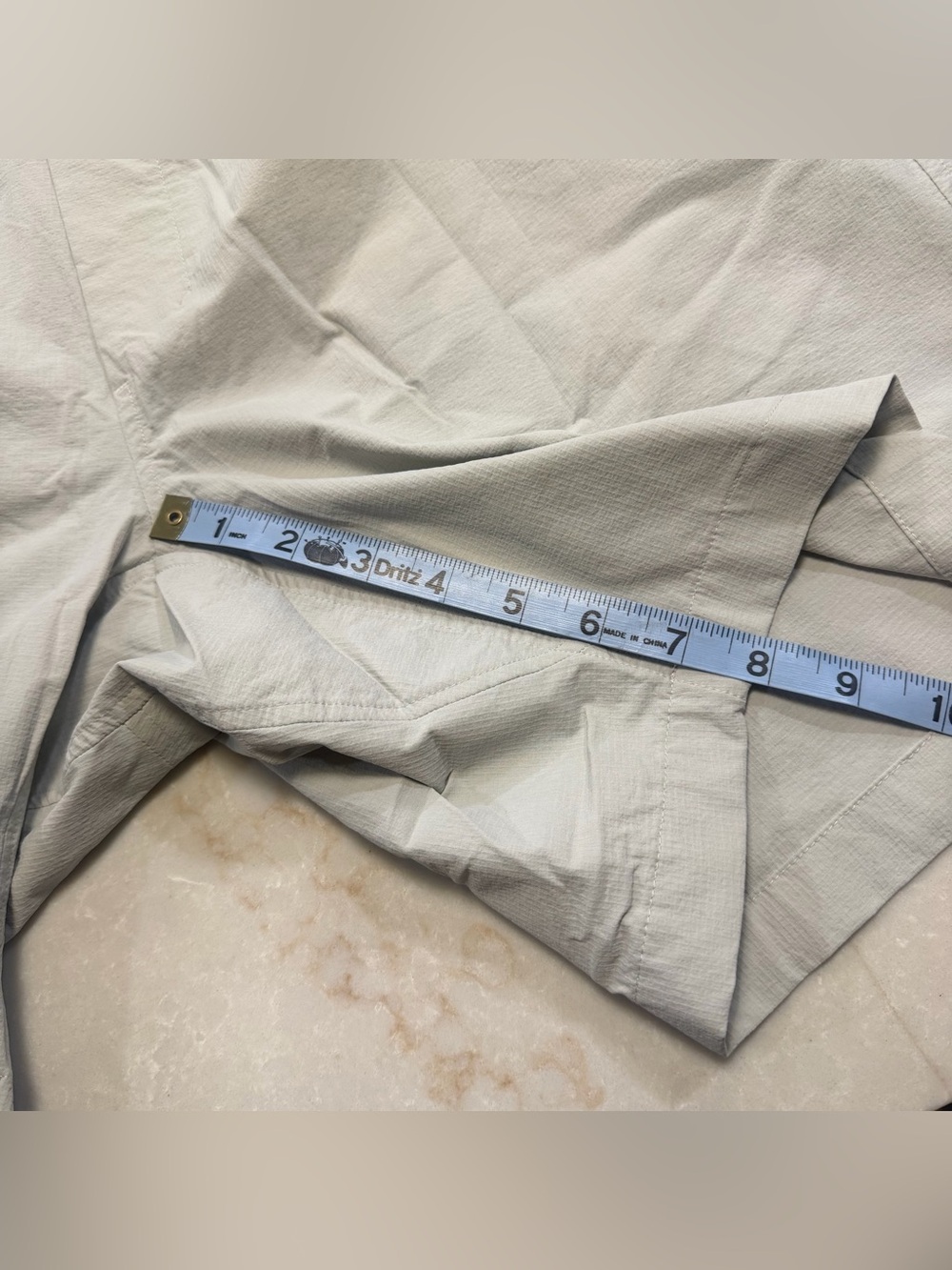Lululemon Mens Bowline 8” Shorts Vapor Grey/White Size XL - Picture 4 of 5
